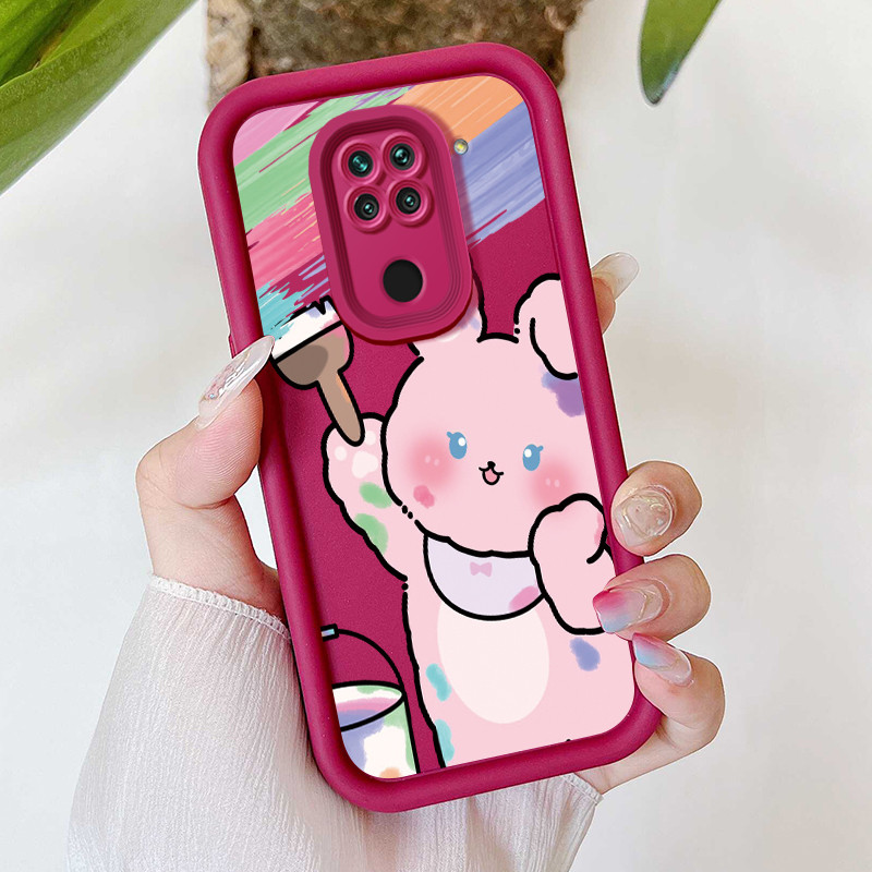 Casing Hp untuk Xiaomi Redmi Note 9 4G 10X Case Casing HP Softcase ponsel silikon tahan Kasing Lukis
