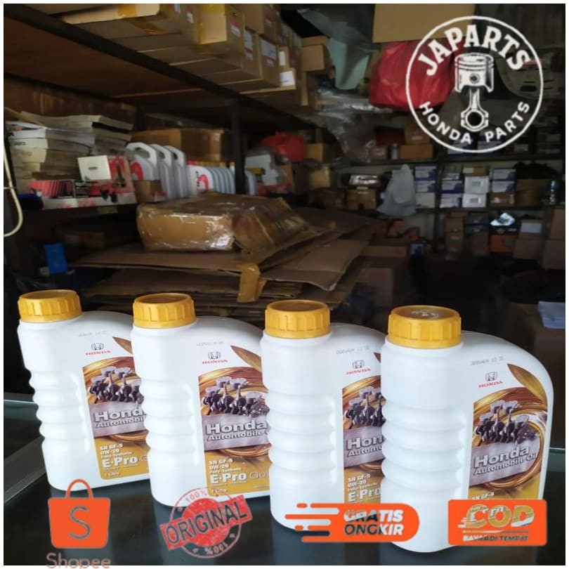 Oli Mesin Mobil Honda Epro E-pro Gold 1 Liter Original