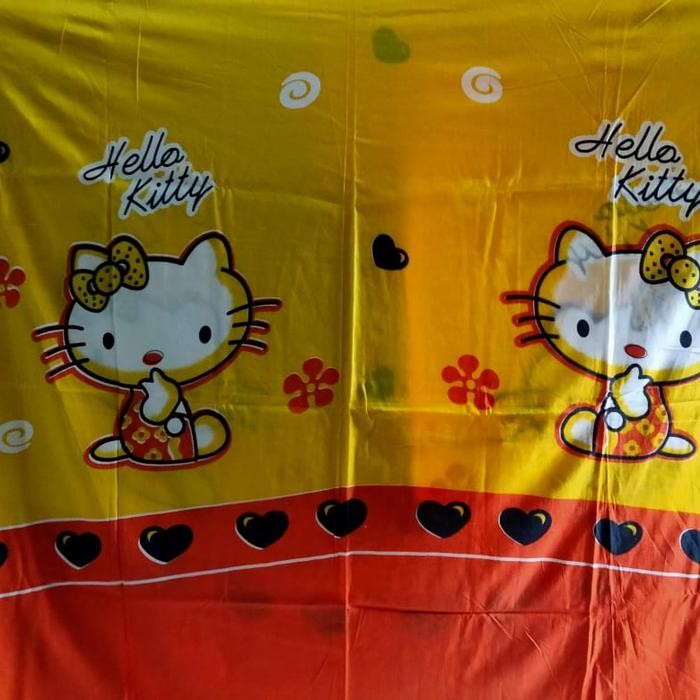 kain pantai bali karakter hello kitty bahan tebal