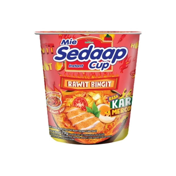 

SEDAAP RAWIT BINGIT RASA KARI MERCON CUP 79 GR