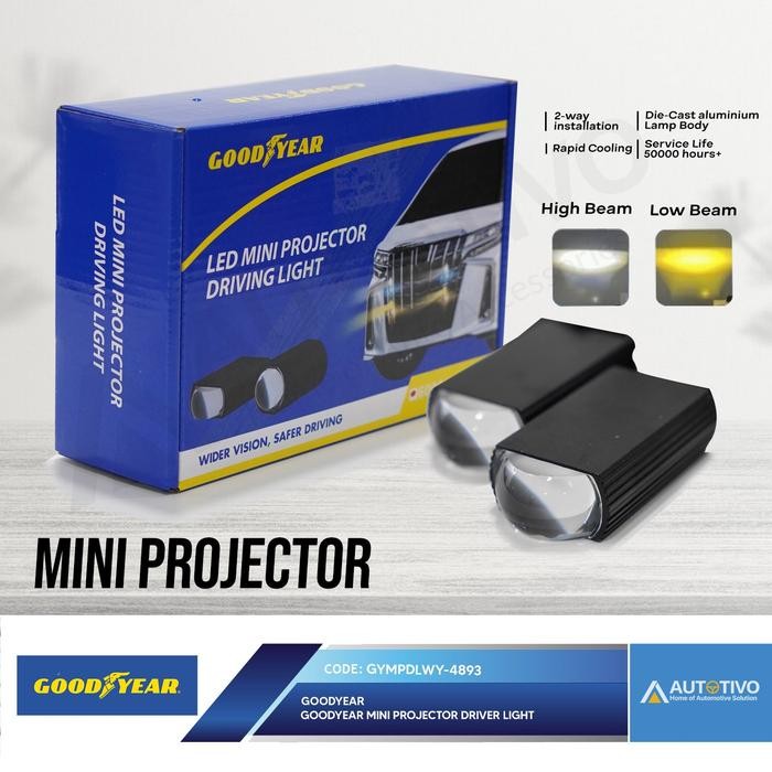 Goodyear Led Mini Projector Driving Light