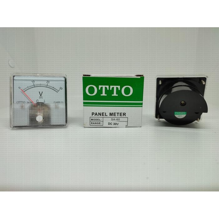 Otto Panel Meter / Amper Ampere Volt Meter Sa-60 Ac/Dc 30A 50A 300V