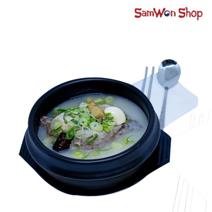 

Siap Kirim Frozen Samgyetang 1 Porsi 650gr - Ready to Eat Sup Ayam Ginseng Korea