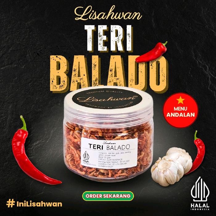 

Siap Kirim Teri Balado Lisahwan Bumbu Medok 150g - Shopee