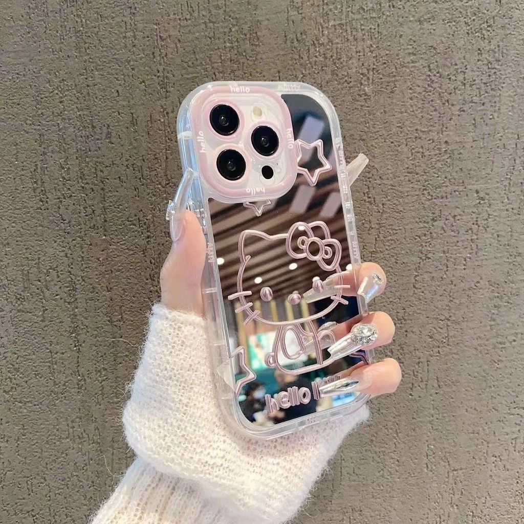 Fullcover Hello Kitty Lanyard Cewek Casing Oppo A3 A5I A3X A60 A16 A18 A38 Case