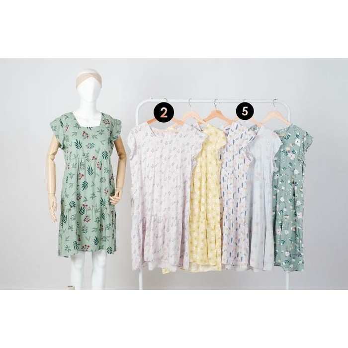 SIAPKIRIM Daster Homedress Pendek Selutut Mini Sexy Busui Rayon Premium Adem READY STOCK