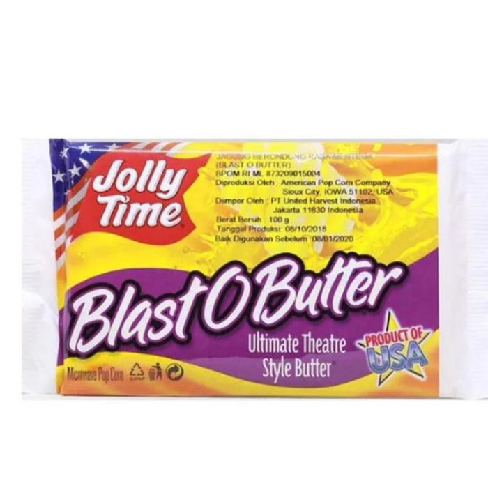 

ORIGINAL JOLLY TIME BLAST O BUTTER 100 G READY STOCK