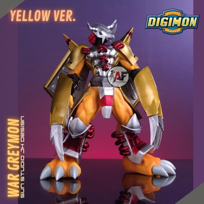 Sale Action Figure Digimon WarGreymon Black Sun Studio Recast Koleksi Mainan