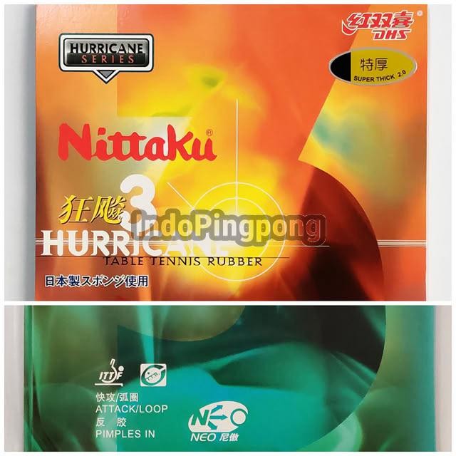Terlaris Nittaku Hurricane 3 Neo 2.0 Super Thick Dhs H3 Iii