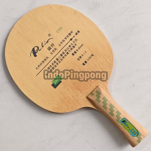 Terlaris Palio C33 6+3 Carbon Fl St Cp Blade Kayu Pingpong Tenis Meja C-33