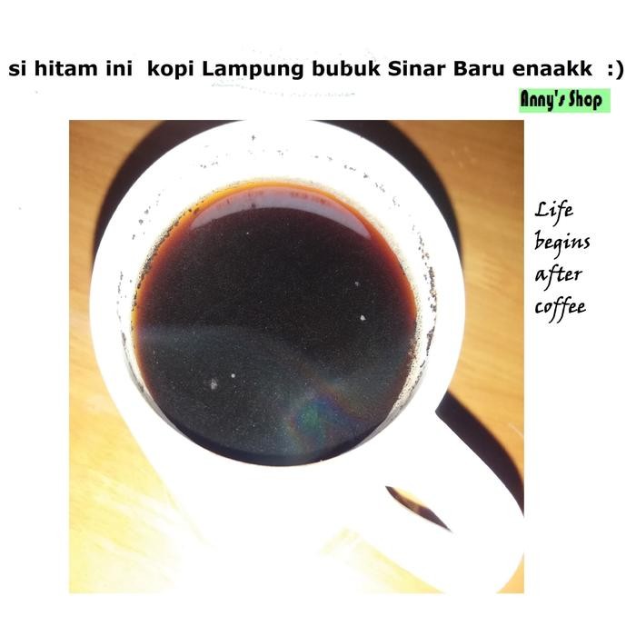 

Kopi Lampung Bubuk Sinar Baru Bola Dunia Enak 500 Gram