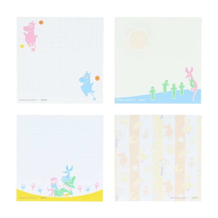 

Bisa Gosend! Square Memo Pad Moomin 80Th Anniversary Notepad Note Catatan Limited Edition