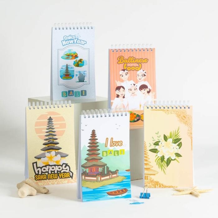 

Hadiah Souvenir Bali Notebook Notepad Notes Pulau Dewata Denpasar