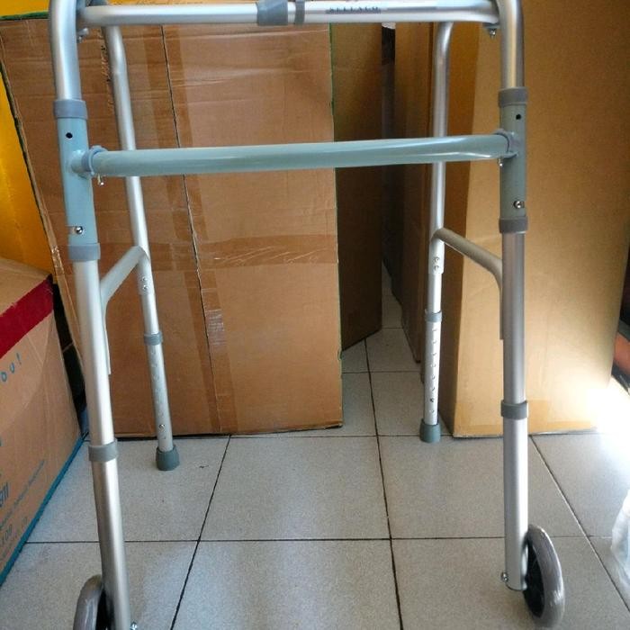 Walker Roda Lansia RMS / Walker Roda Alat Bantu Jalan Lansia Orang Tua