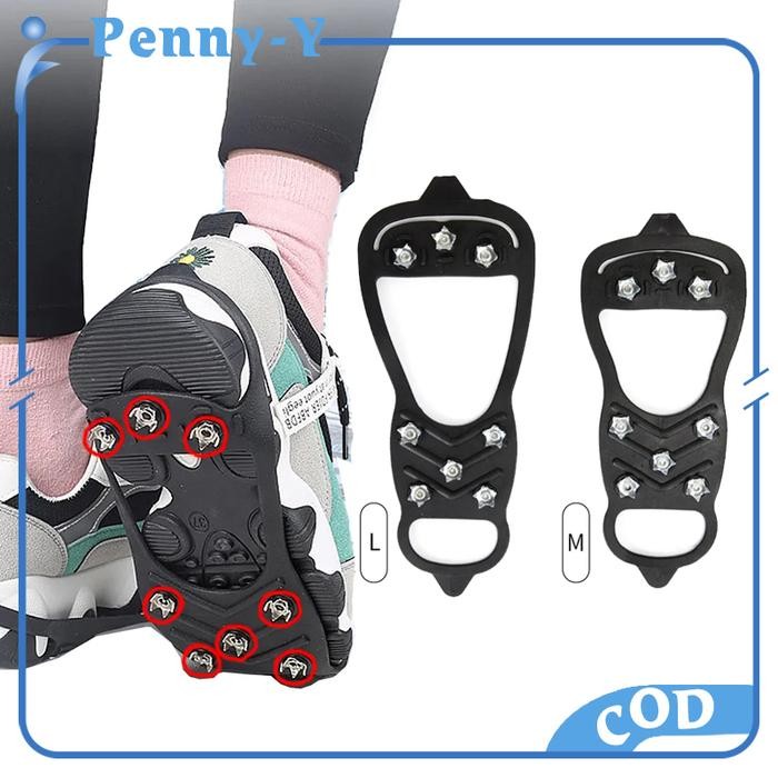 GENT.RIX- Alas Sepatu Paku Anti Slip Alas Sepatu Salju Alas Sepatu Mendaki