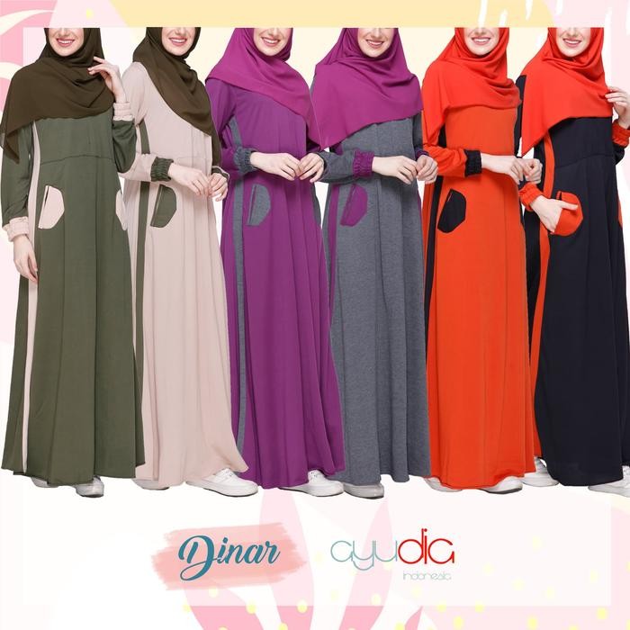 ASLI Dinar Gamis Sporty OlahBestsr READY STOCK