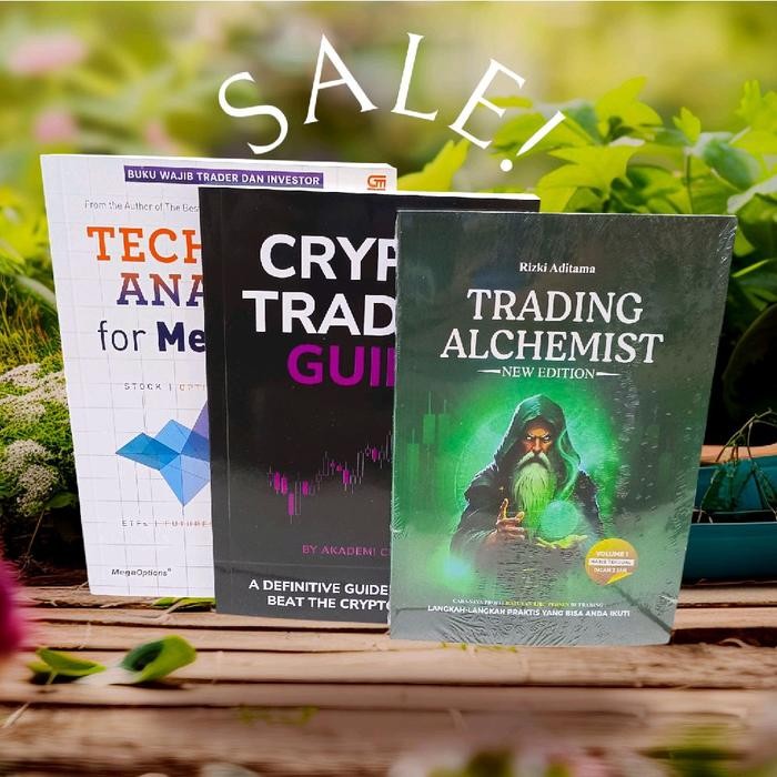 

Paket 3 Buku Trading Alchemist+Crypto Trading Guide+Technical Analysis for Mega Profit Buku Wajib