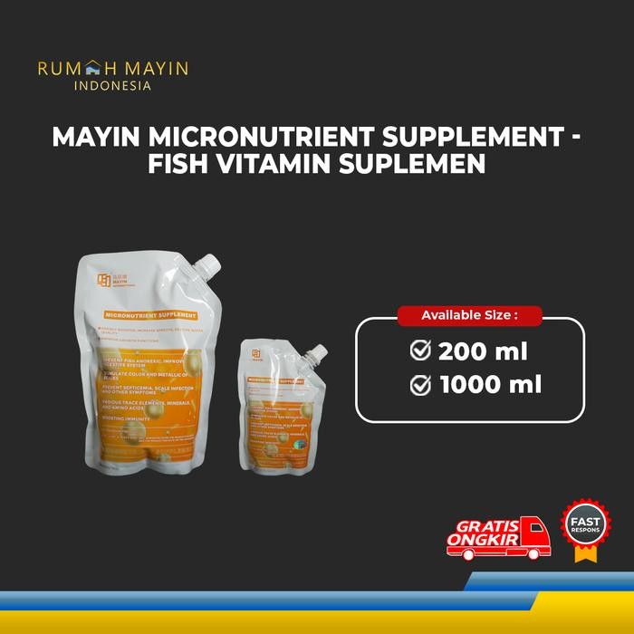 

Mayin Micronutrient Supplement - Fish Vitamin Suplemen ikan hias