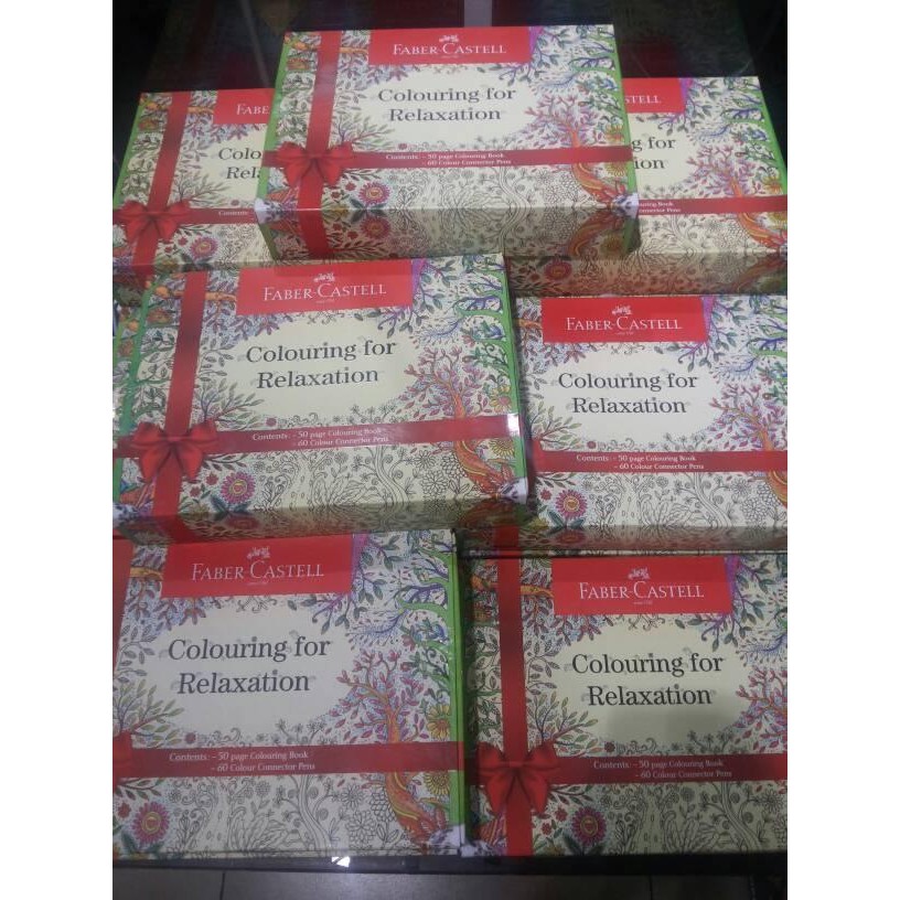 

Faber Castell Colouring for Relaxation Gift Box / Set Buku Mewarnai