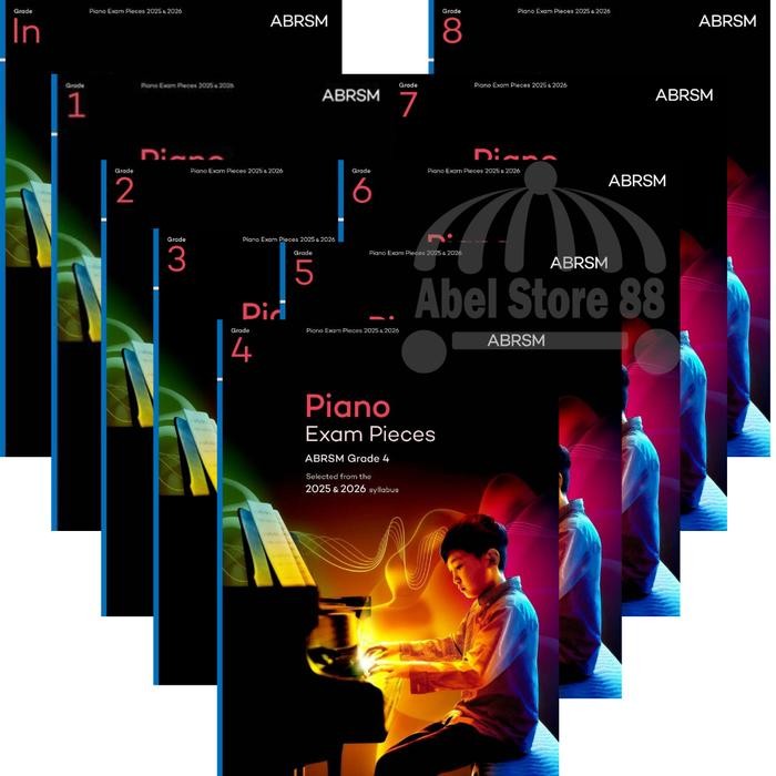 

Piano Exam Pieces 2025-2026 Buku Ujian ABRSM Grade In/1/2/3/4/5/6/7/8