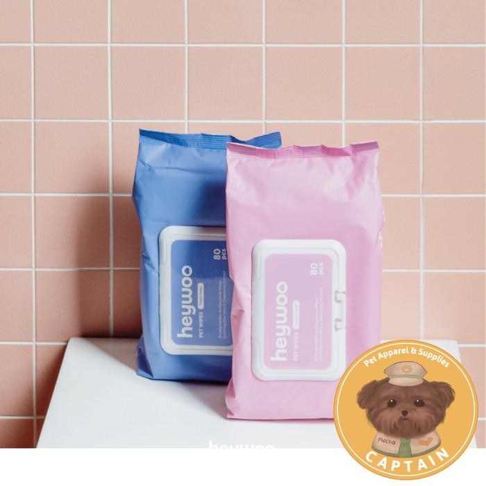 

PET WIPES HEYWOO TISU BASAH HEWAN ANABUL ANJING KUCING