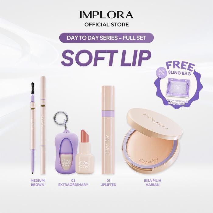 

Implora Day to Day Series Full Set Kosmetik Lengkap Bibir & Wajah