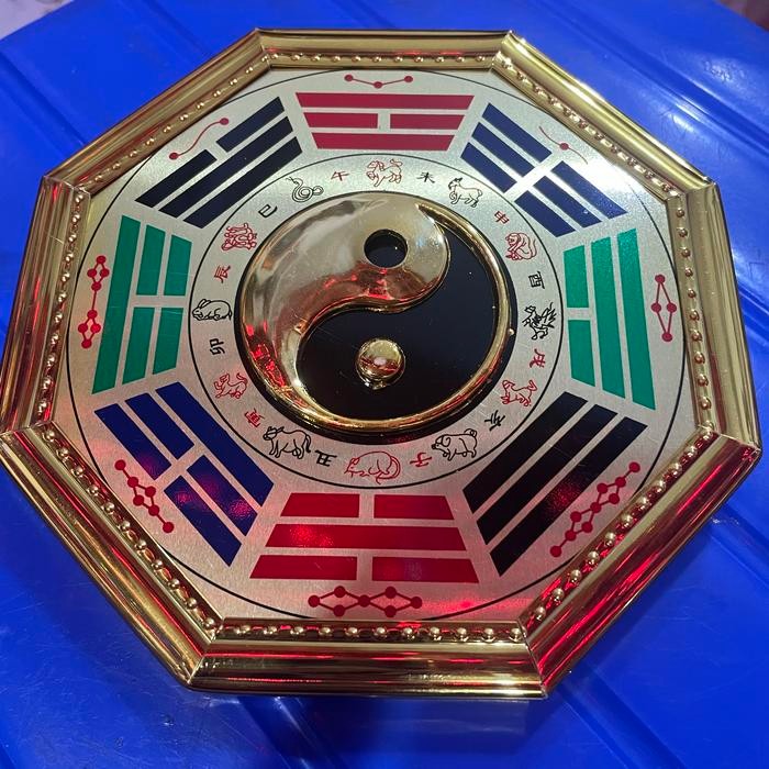 

Pakwa / pak wa/ pakua / pa kua yin yang feng sui fongsui 7in