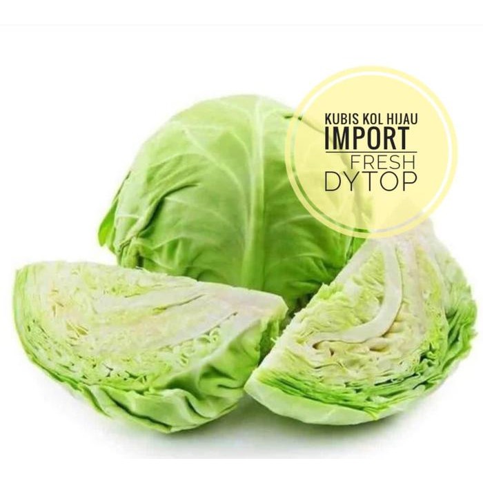 

LUXEHEALTH- Sayur Kubis Kol Hijau Import Fresh Segar