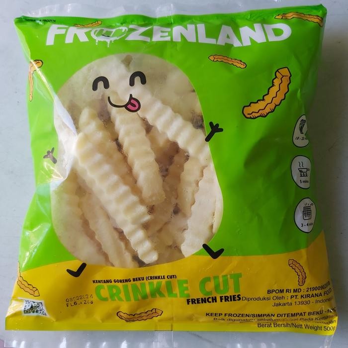 

LUXEHEALTH- Kentang Frozenland Crinckle Cut 500 Gram