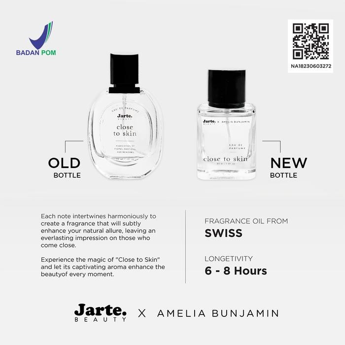 Jarte Beauty x Amelia Bunjamin - CLOSE TO SKIN EAU DE PARFUM