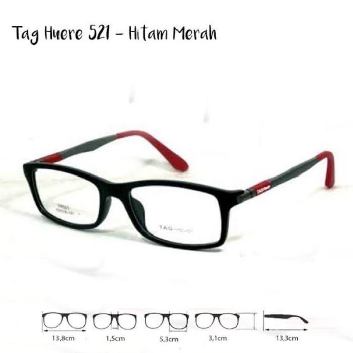 kacamata baca plus pria frame sporty