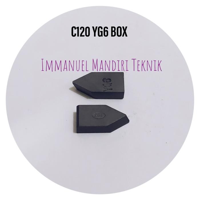Murah Mata Widia C105/C120 Yg6 Box / Mata Pahat Widia / Cemented Carbide Yg6 Terlariss 
