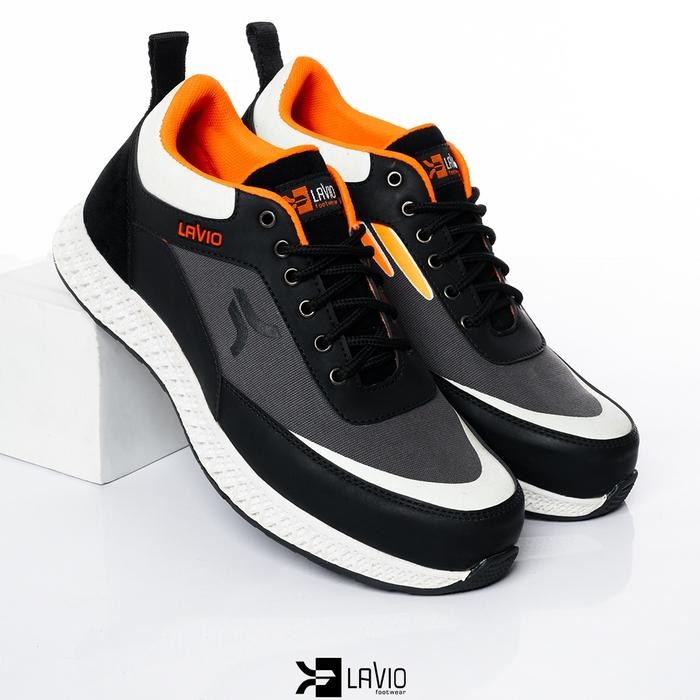 Sepatu Safety Lavio Hugo Sneaker Sport Pria Ujung Besi Premium Quality Casual Shoes