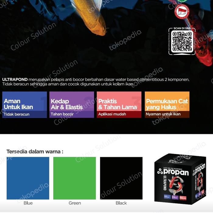 Cat Kolam Ikan Propan Ultrapond 2,5Kg