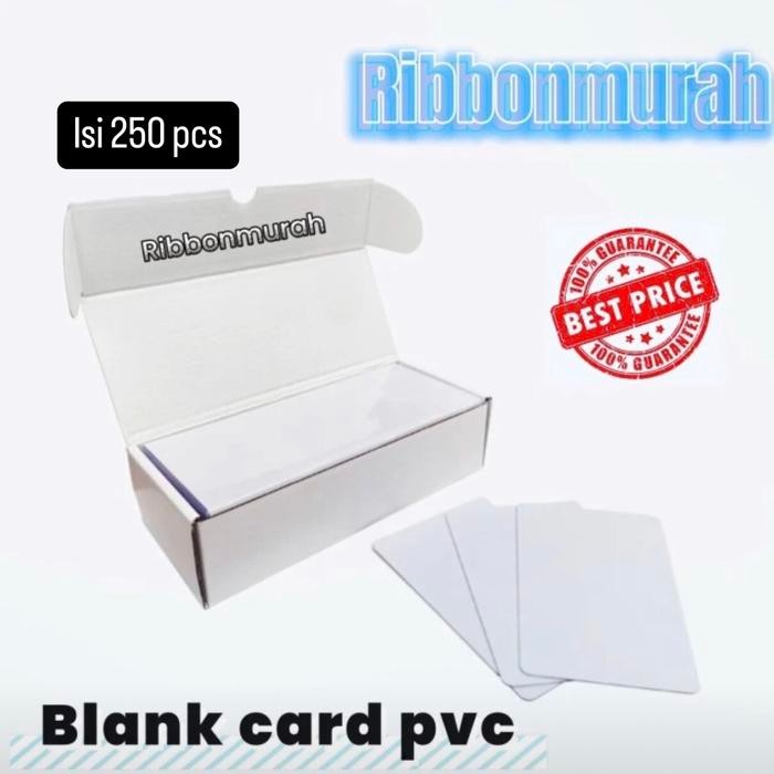 

Ready Kartu Pvc Polos Blank Card Id Card Pvc Isi 250 Lembar