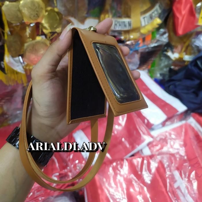 

Ready Gantungan Nametag Dua Sisi Id Card Holder 2 Slot Kartu