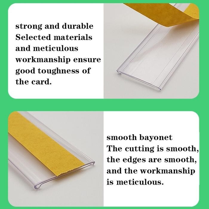 

Ready Price Rail Label Rak Klip 90Cm Pemegang Label Harga Supermarket 10Pcs