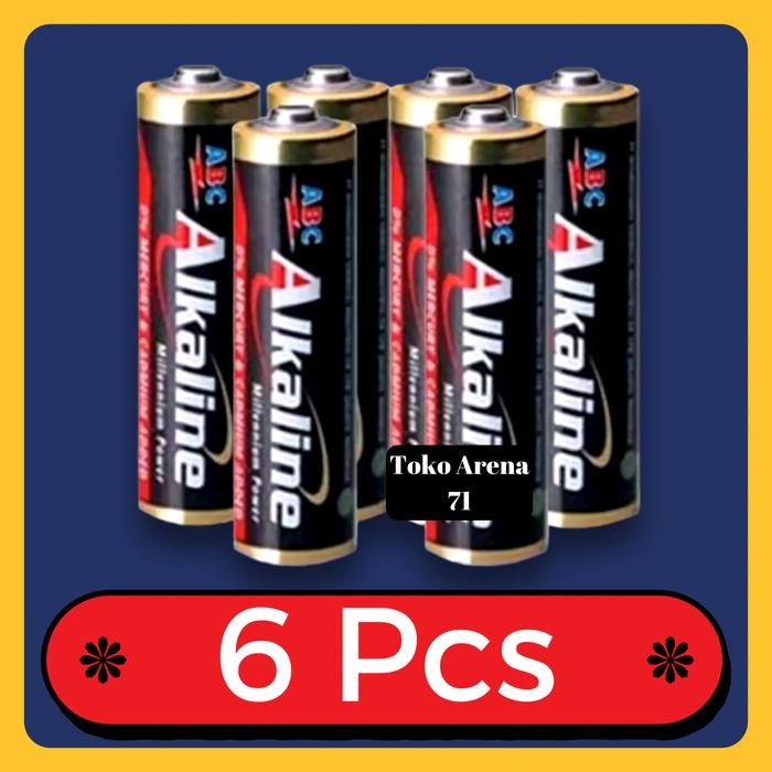 Pilihan- Baterai Abc Alkaline Aa Isi 6Pcs Battery Abc Alkaline Aa