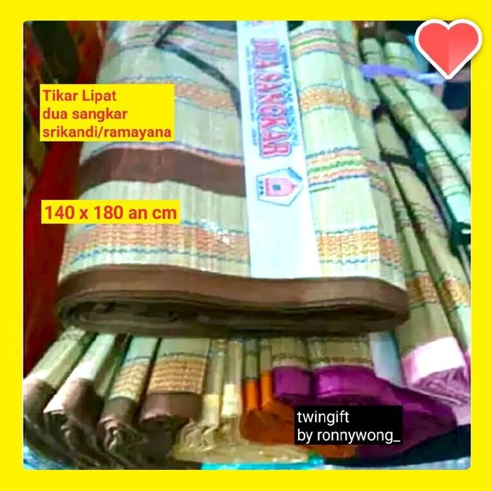 Tikar Lipat/TIKAR MENDONG, Model Tas, Dua Sangkar, Ramayana atau Srikandi.
