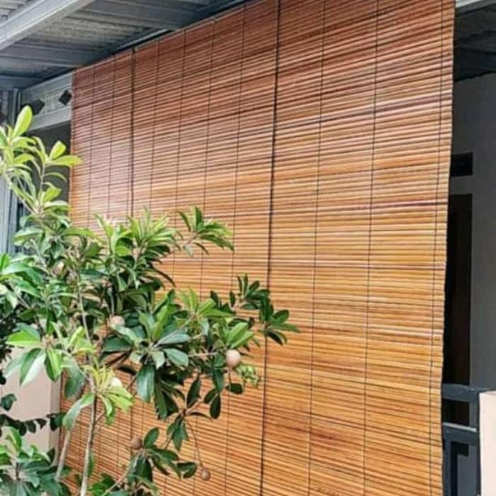 kerey/tirai out door kulit sawit ukuran 2x2