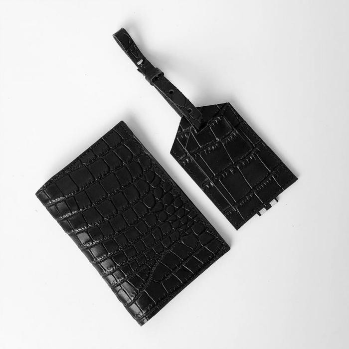 Bisa E-Faktur Leather Passport Cover Kulit & Luggage Tag