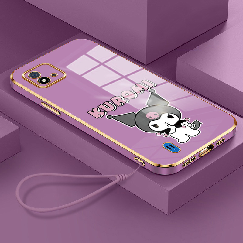 Casing Hp Untuk Realme C20 C20A C11 2021 C11 2020 Case Casing pola kelinci lucu Kesing HP Cesing tal