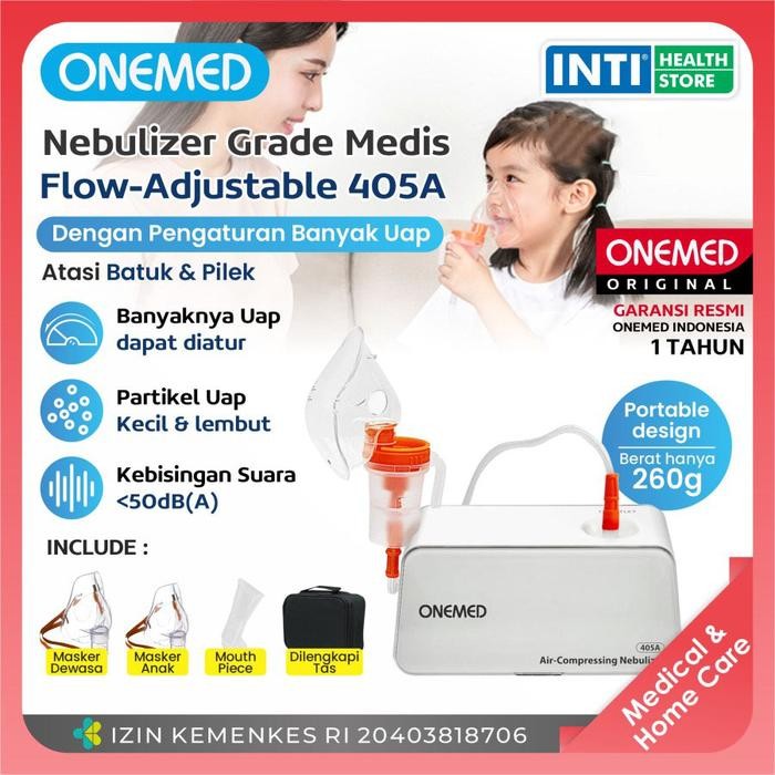 Pilihan- Onemed Nebulizer Onemed 405A Compressor Nebulizer Alat Uap