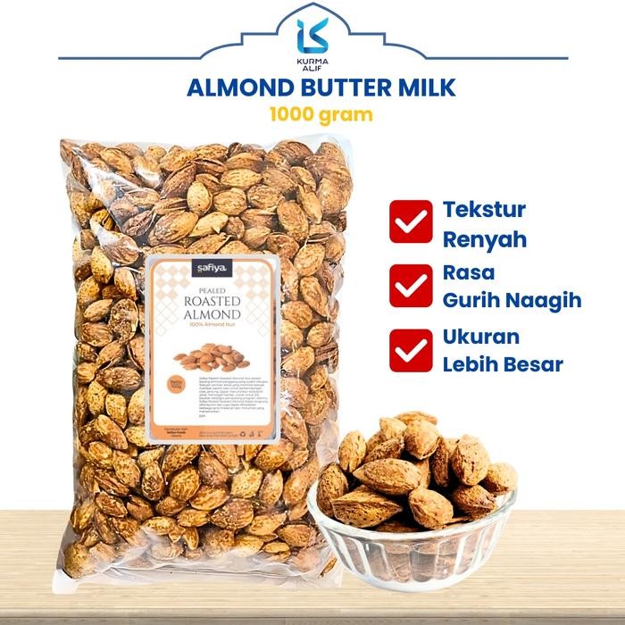 

Kacang Almond Buttermilk Gurih Renyah Oleh Oleh Haji Umroh Almond Roasted