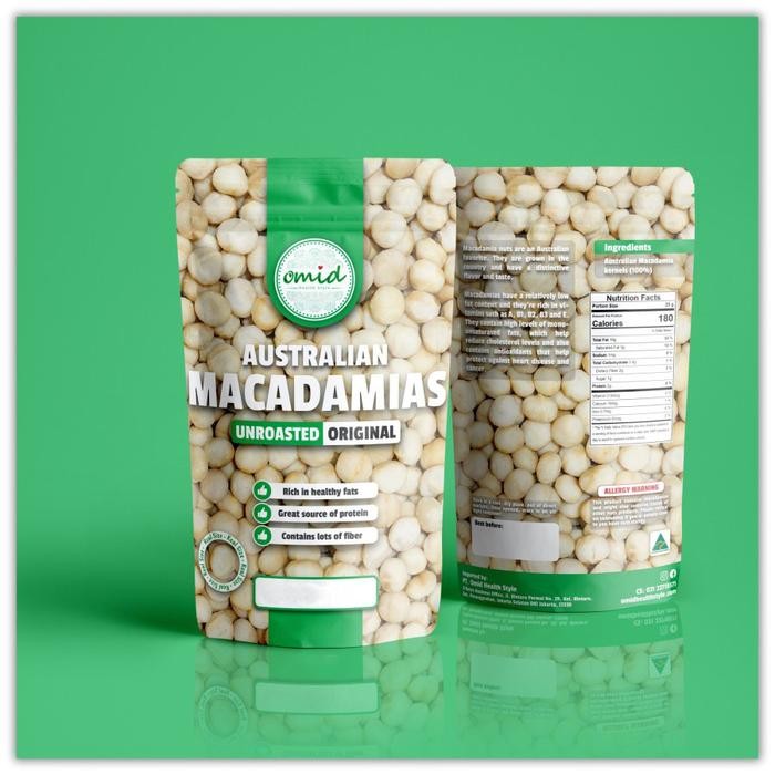 

Baru Raw Macadamia (Kacang Macadamia Mentah) 1kg