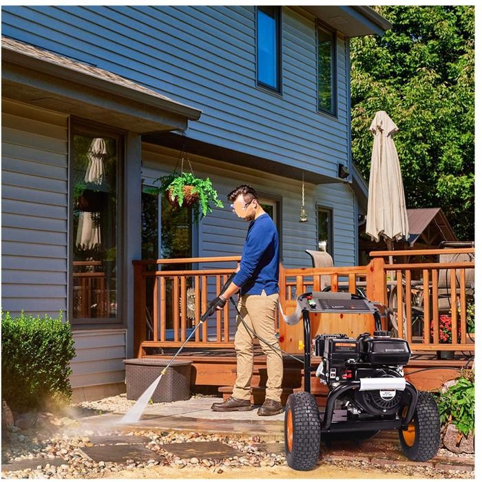 Gas High Pressure Washer 3000Psi Car Washer Industrial High Pressure Cleaner For Cleaning Car Patio