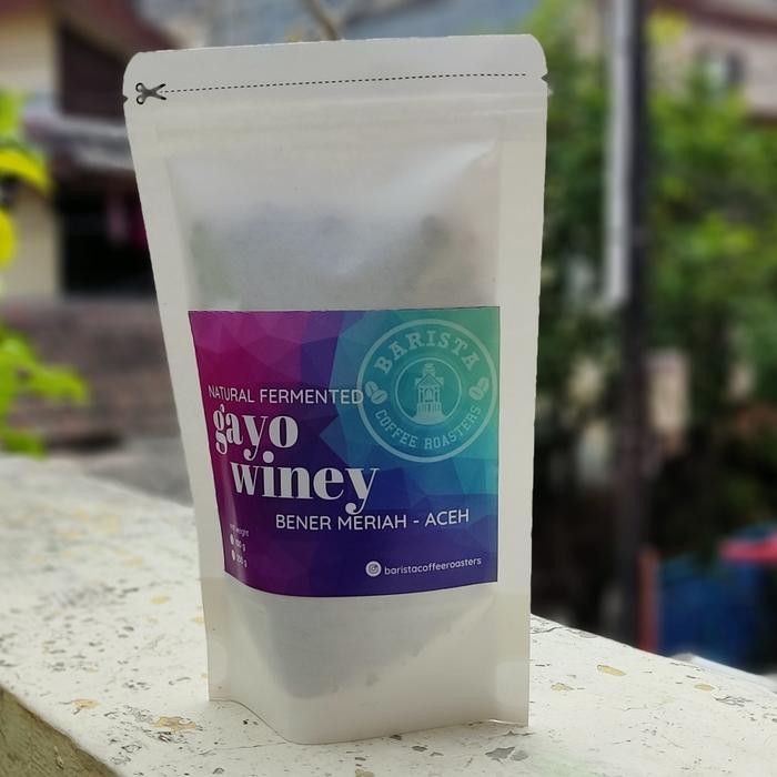 

Kopi Arabika Aceh Gayo Wine 200g Natural Winey