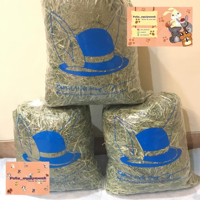 tersedia timothy hay 3rd cut - rabbit hole hay 1kg premium