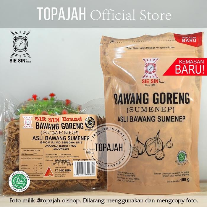 

promo bawang merah goreng sumenep sie sin 100gr - halal renyah