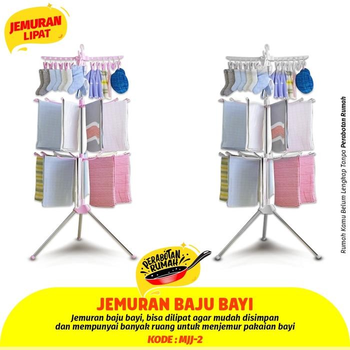 PERABOTAN JEMURAN MENARA / JEMURAN BAYI / JEMURAN GANTUNG BERDIRI BISA COD